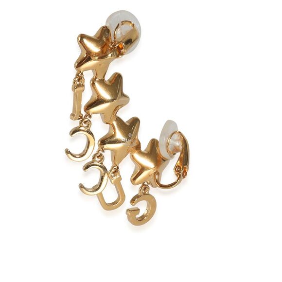 Gucci Logo Ear Cuff Yellow Gold Plated, Single Earring - Picture 2 of 4